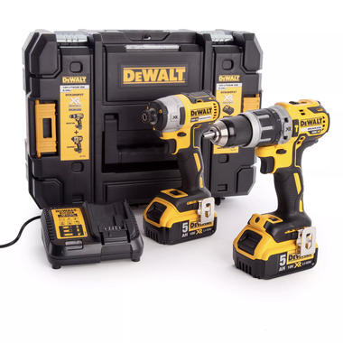 DeWalt DCK266P2T XR Brushless Twin Pack 18 Volt 2 x 4.0Ah Li-Ion